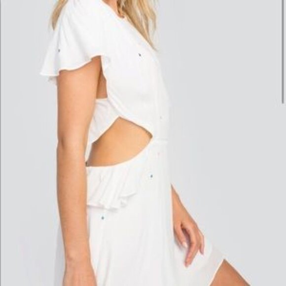 NWT Wildfox Starlet Brighton Star Cutout Mini Dress Summer Festival Girl - Picture 2 of 7